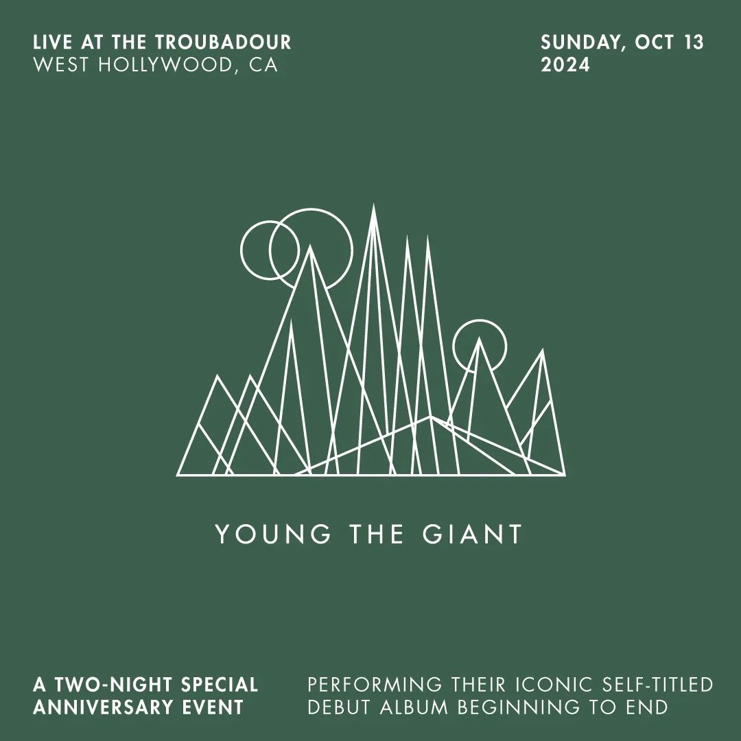 SOLD OUT! Young the Giant at Troubadour