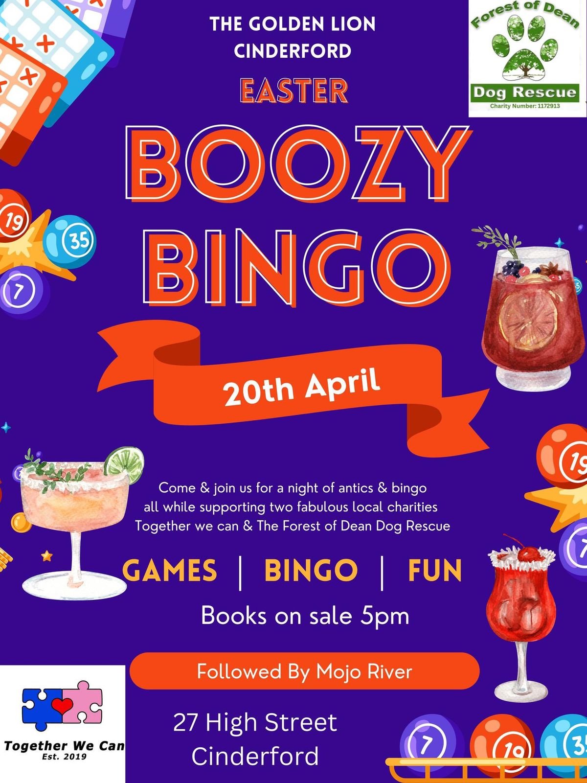 Boozy Bingo & Mojo River