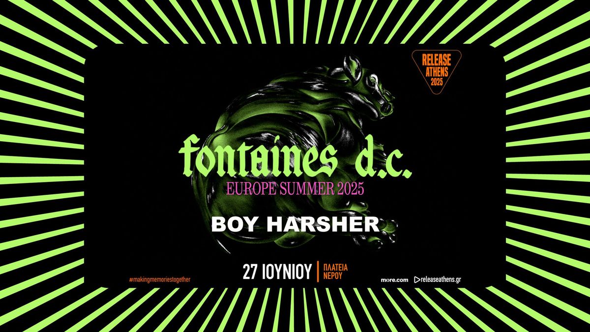 Release Athens 2025 - Fontaines D.C., Boy Harsher & more - 27\/06\/2025 