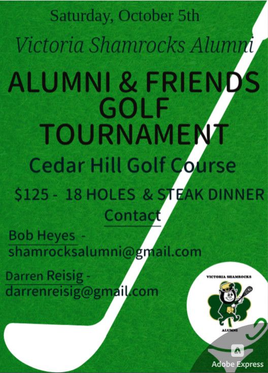 Victoria Shamrocks Alumni Golf Tournament