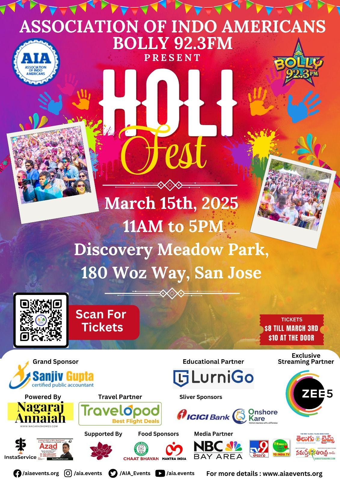 AIA's BIGGEST HOLI CELEBRATION! \ud83c\udf89