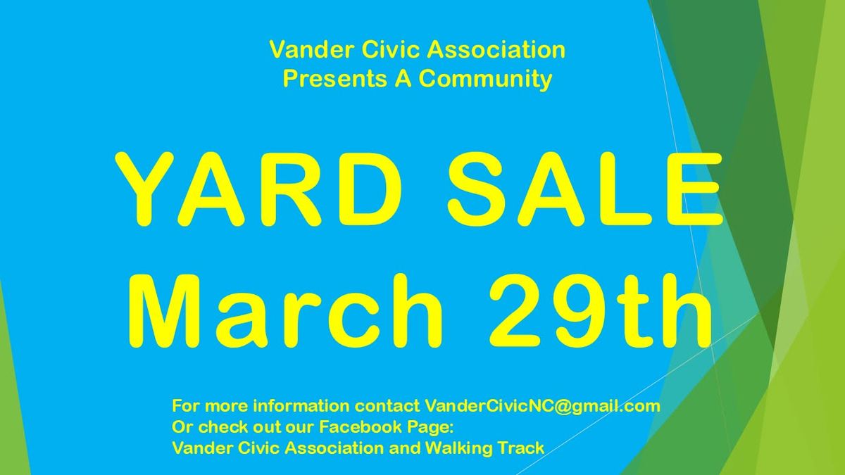 Spring Cleaning Yard Sale