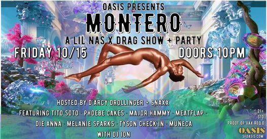 MONTERO - A Lil Nas X Drag Show + Party