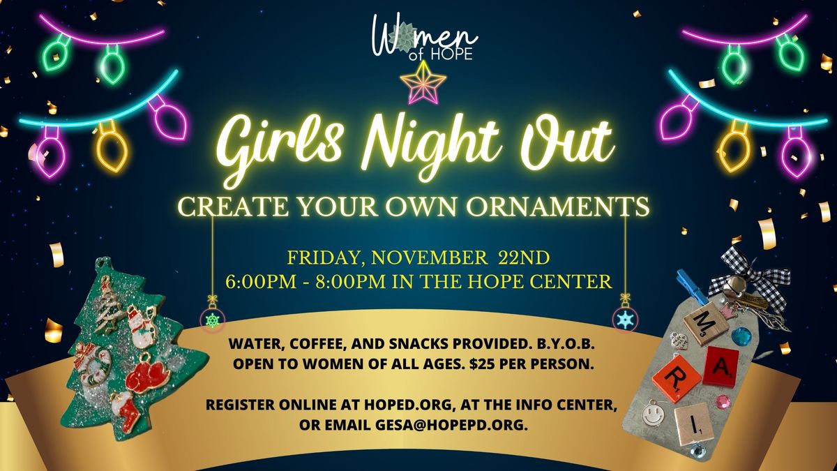 Girls Night Out: Create Your Own Ornaments