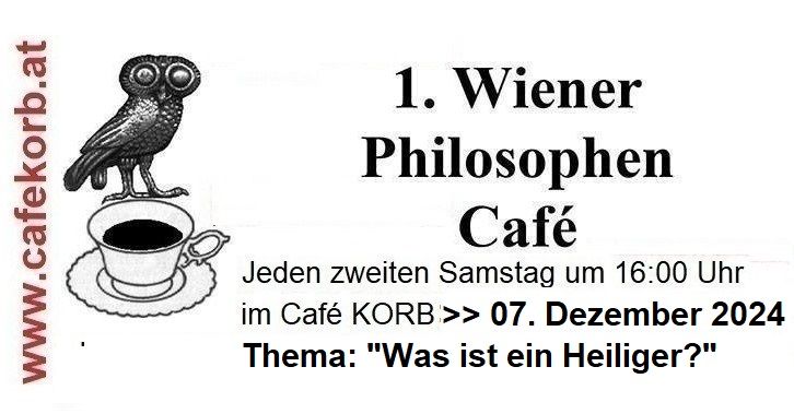 1. WIENER PHILOSOPHEN CAF\u00c9 im Caf\u00e9 Korb