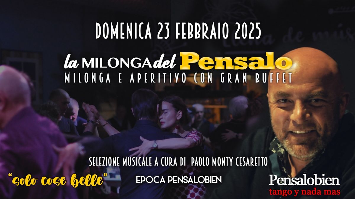 Domenica 23 Febbraio dalle 18:00! Pensalo con cena a buffet