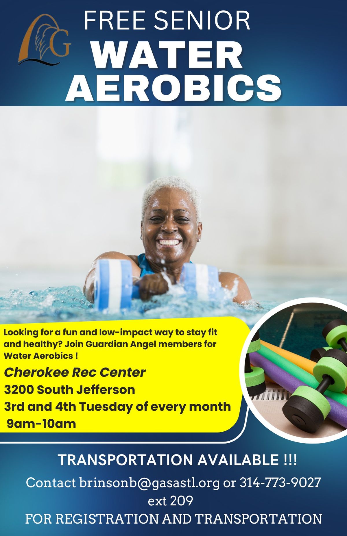 Guardian Angel Free Senior Water Aerobics