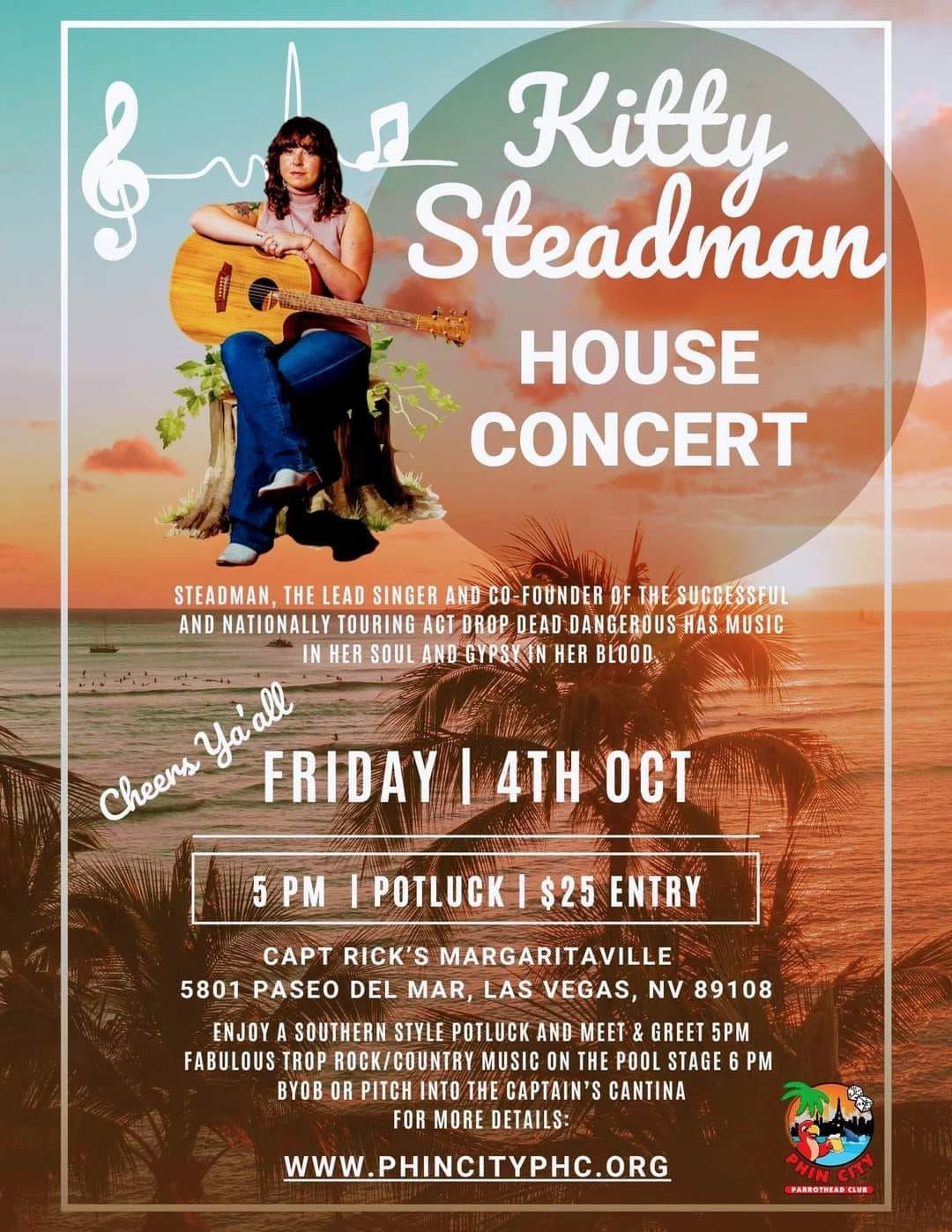 House Concert - Kitty Steadman