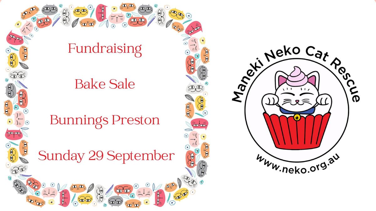 Maneki Neko Cat Rescue Bake and Craft Sale