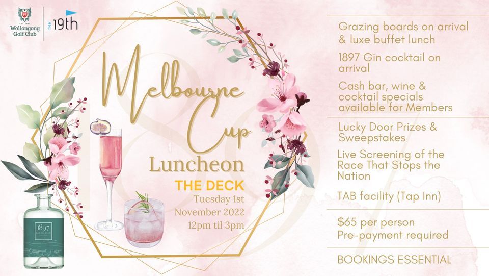 2022 Melbourne Cup Luncheon, The 19th at Wollongong Golf Club, 1