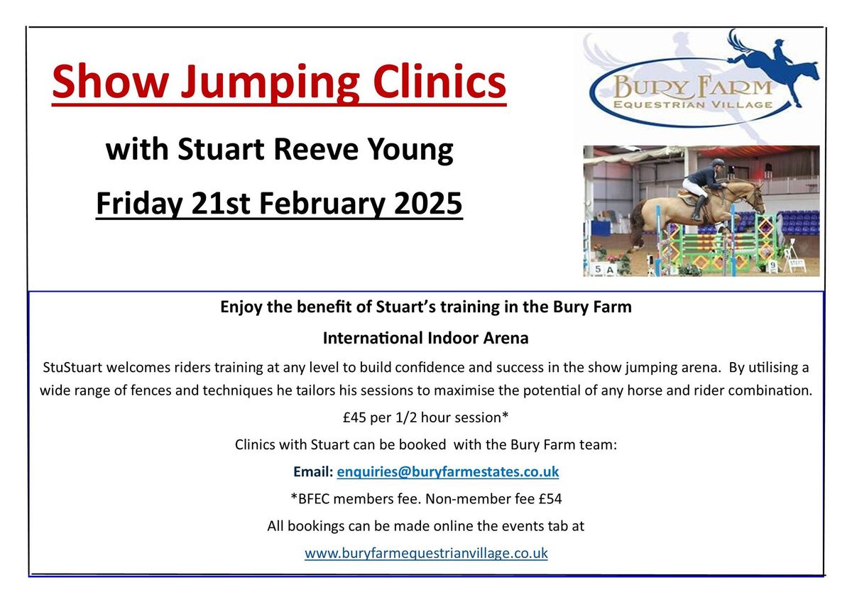 Stuart Reeve Young Show Jumping Clinic, Friday 21st February 2025