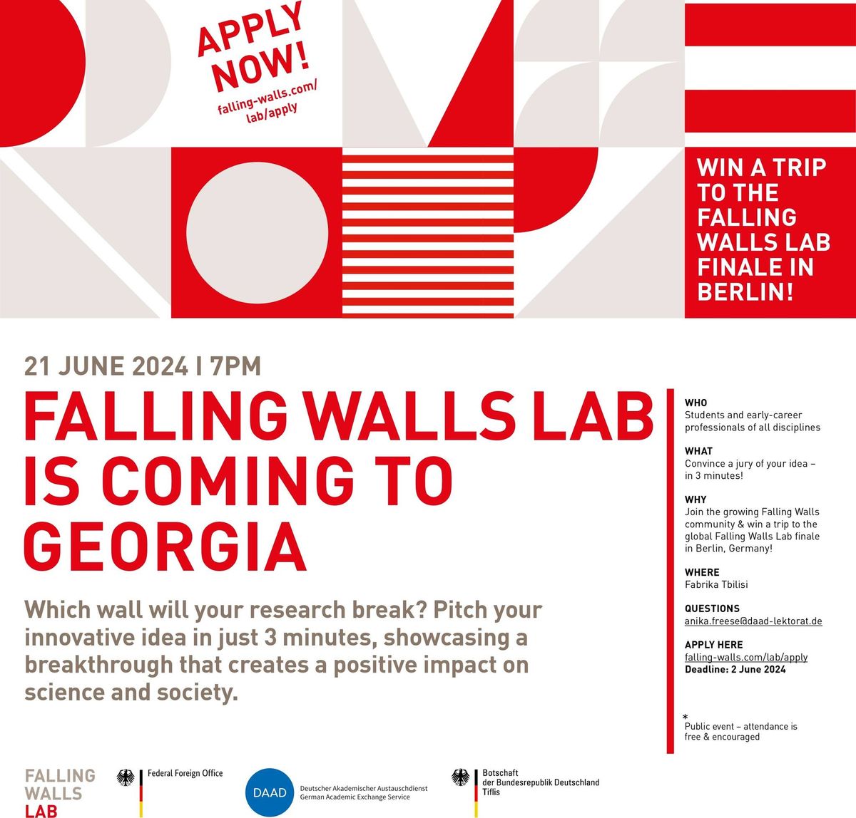 Falling Walls Lab Georgia 2024