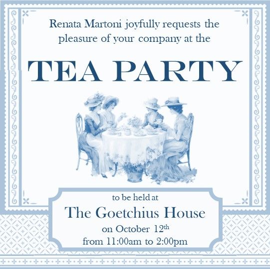 Renata's Fancy Tea Party