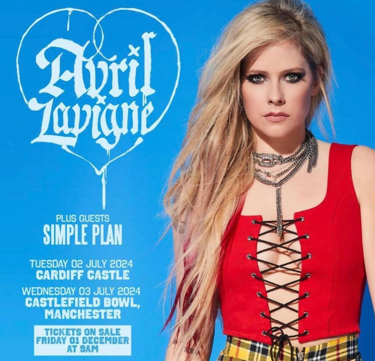 Avril Lavigne Live At Manchester Castlefield Bowl
