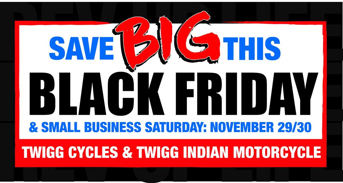 Black Friday & Small Business Saturday Sales Event