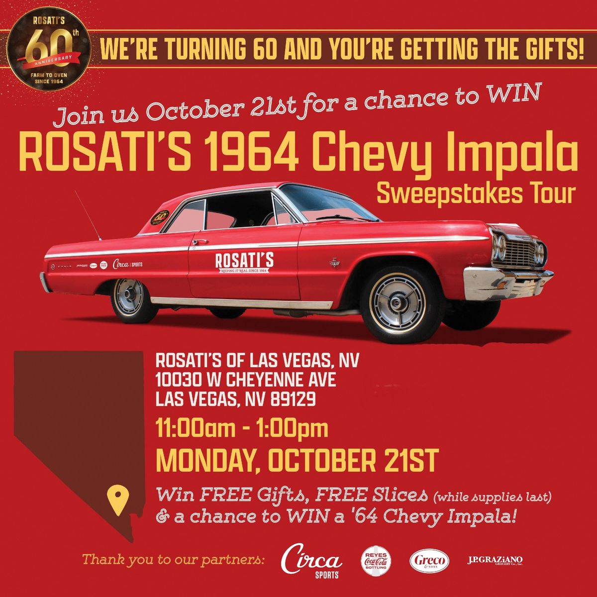 Rosati's 60th Anniversary Celebration