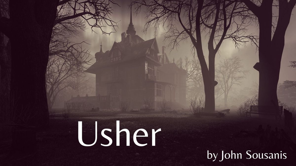 Usher, adapted by John Sousanis from the short story by Edgar Allan Poe