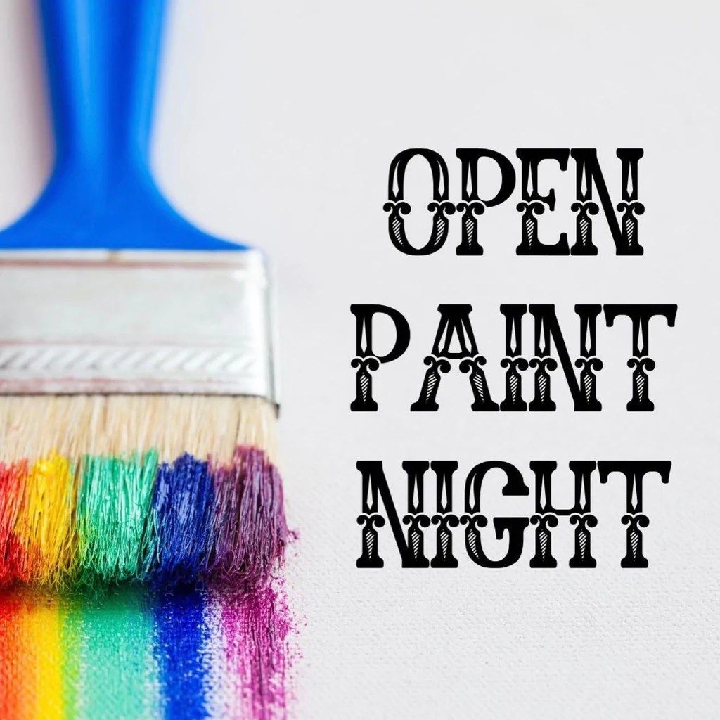 Open Paint Night - Acrylic Canvas Painting Class with Connie at Caytopia