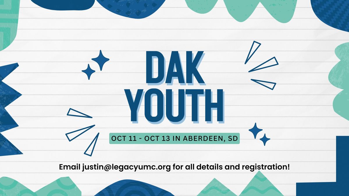 Legacy Students: Register for Dak Youth 2024 by Sept 18