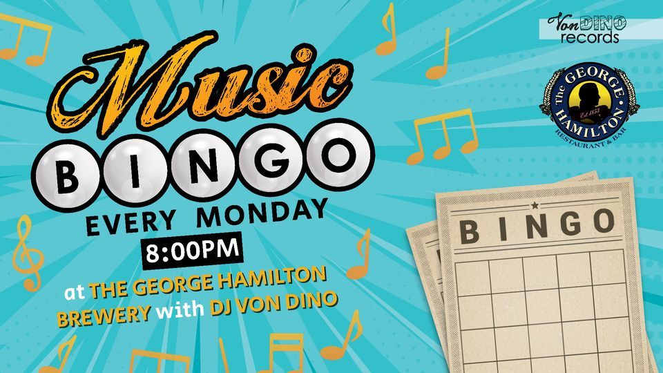 Music Bingo @ George Hamilton Brewery, 152 King St W, Hamilton, ON L8P ...