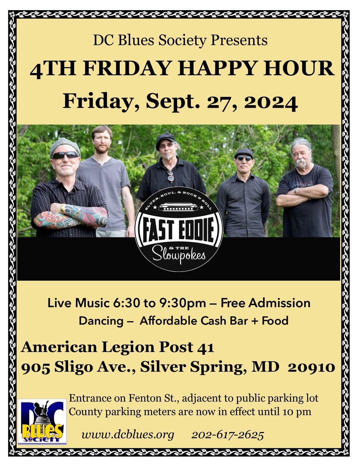 DCBS 4th Friday Happy Hour \u2606 Fast Eddie & The Slowpokes 