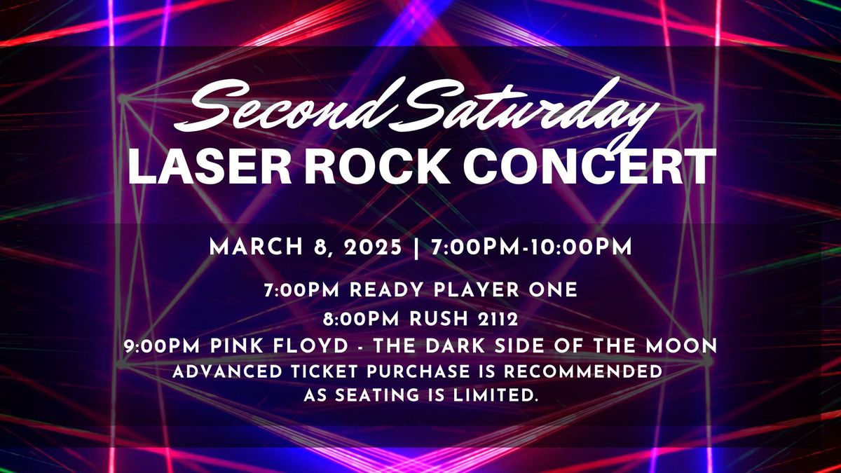 Second Saturday Laser Rock Concerts