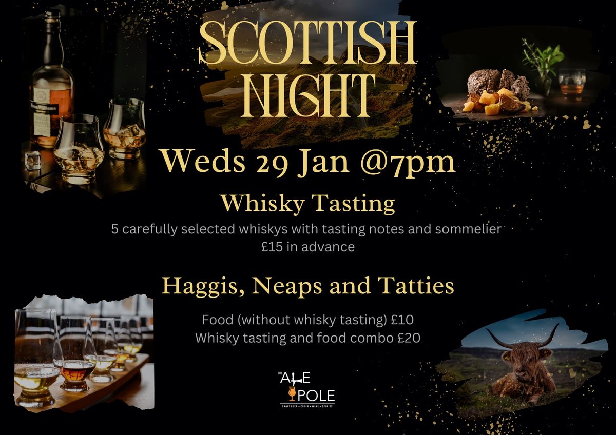 Scottish Night- Whisky Tasting