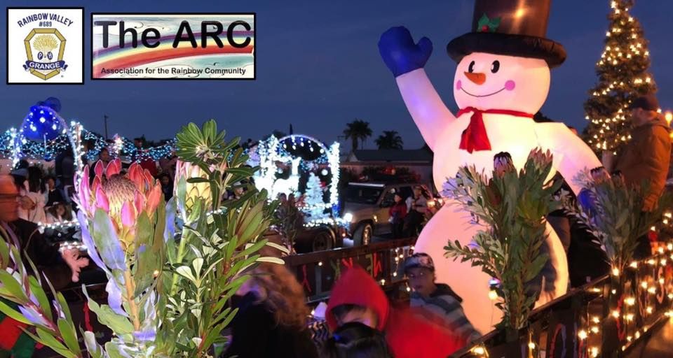 Rainbow Float for the 42nd Annual Fallbrook Christmas Parade, 2160