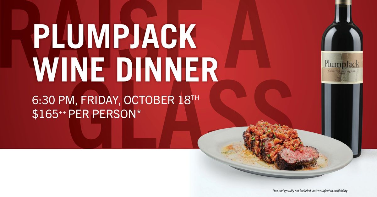 Plumpjack Wine Dinner