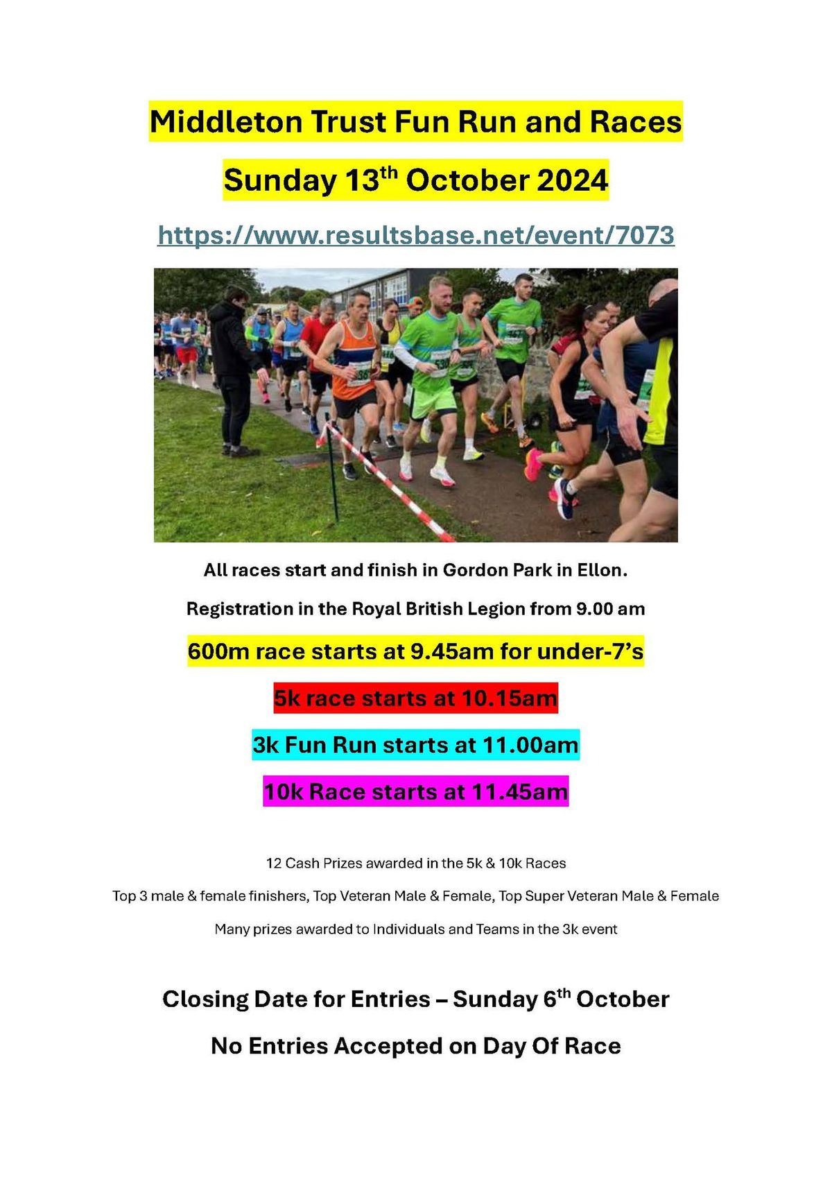 Middleton Trust Road Races 2024