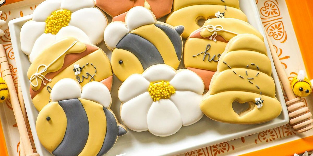 (SOLD OUT) Beginners 'Oh Honey' Cookie Decorating Class 11am-1pm