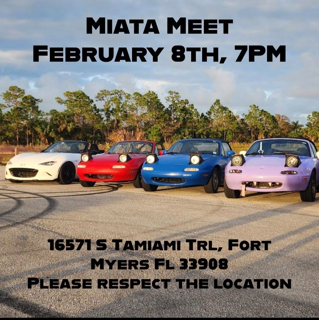 Fort Myers Miata Club Feb 8th!