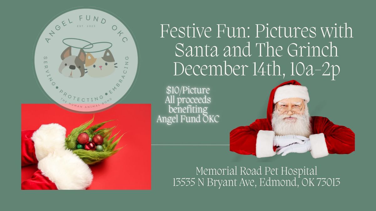 Festive Fun: Pictures with Santa & The Grinch