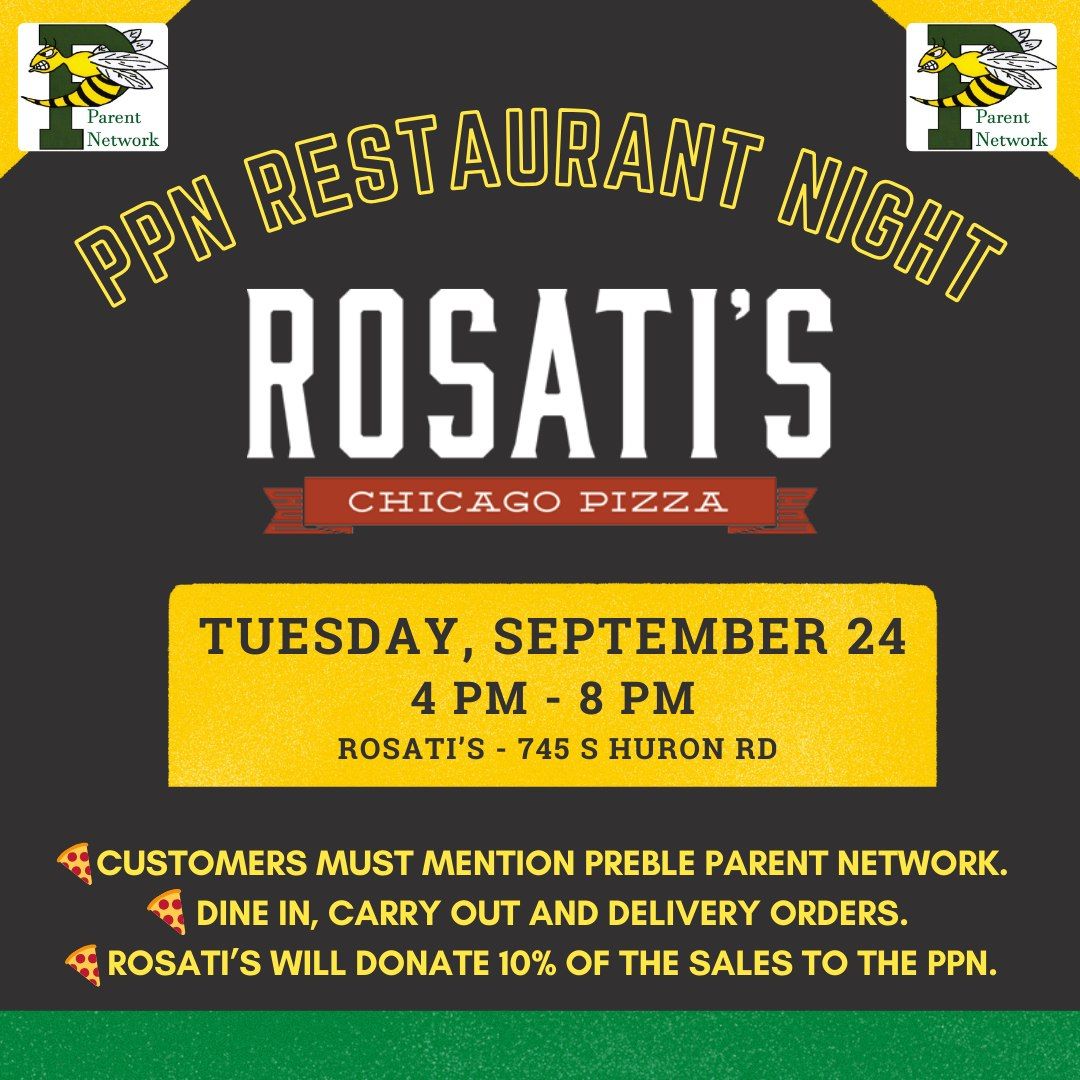 PPN Restaurant Night @ Rosati's