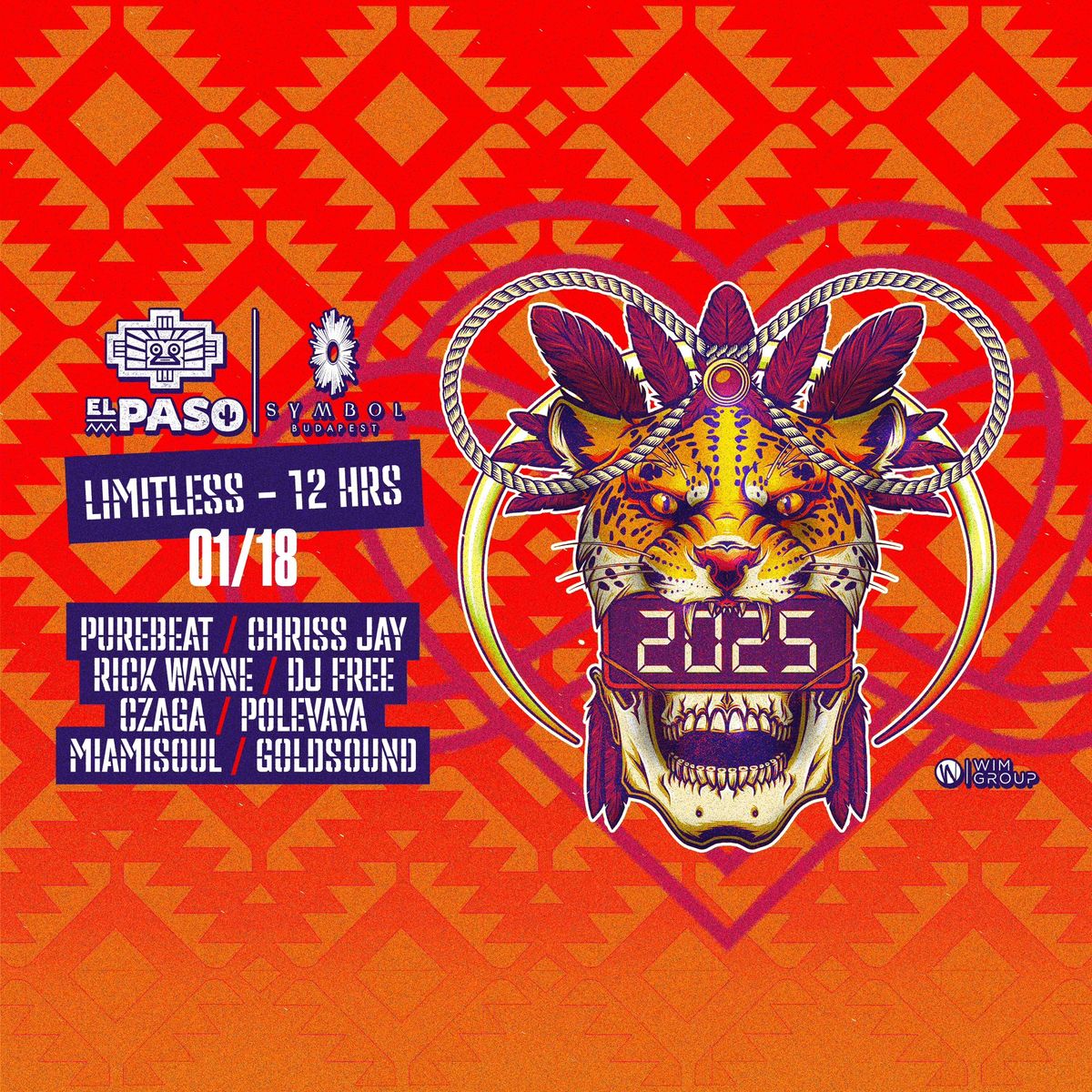 EL PASO - 2025 LIMITLESS | 12 HRS | 01.18. \u27a4 Budapest, SYMBOL