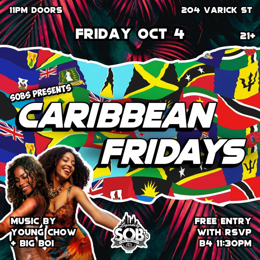 Caribbean Fridays w\/ Young Chow & More