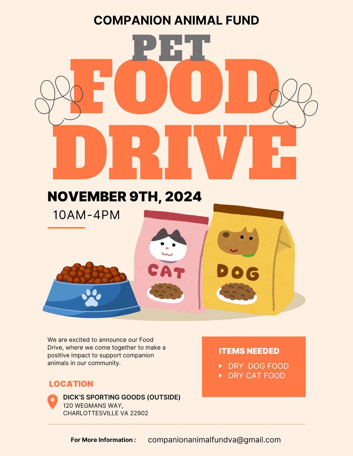 Pet Food Drive