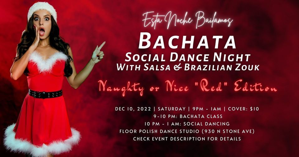 Bachata Social Dance Night - Naughty or Nice "Red" Edition
