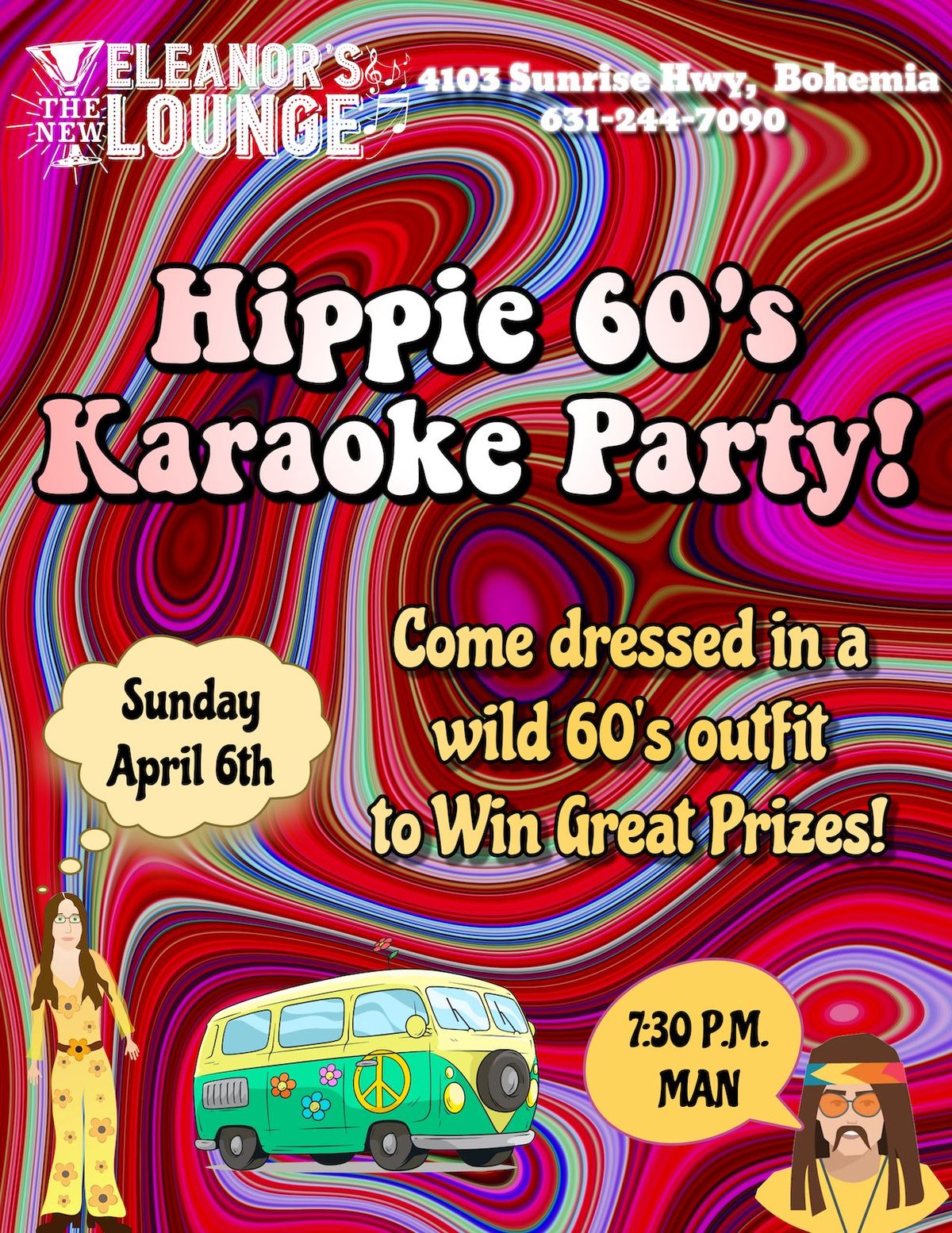 Hippie 60's Karaoke Party!