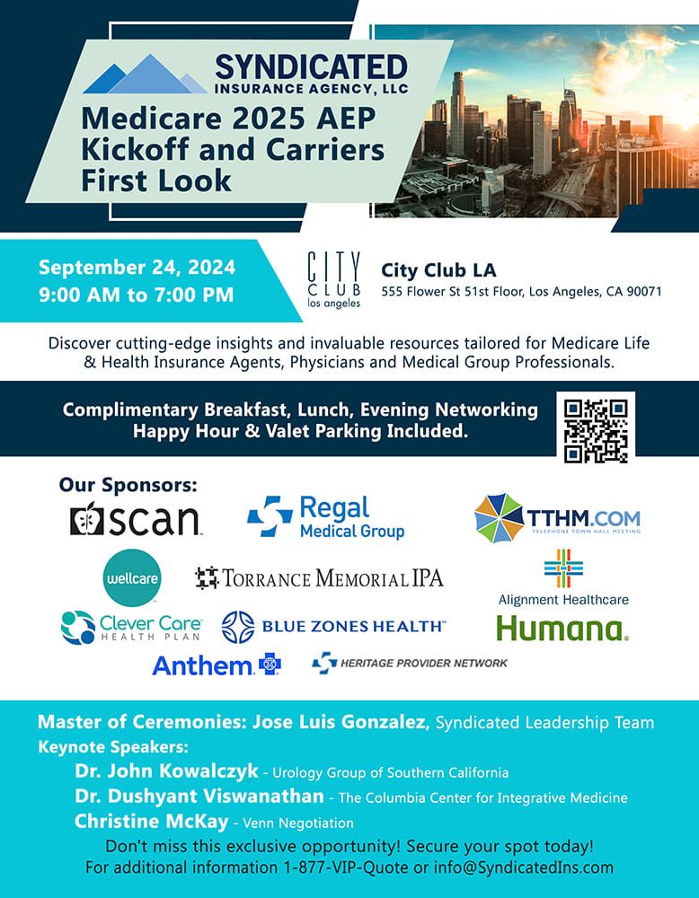 Medicare 2025 AEP Kickoff and Carriers First Look