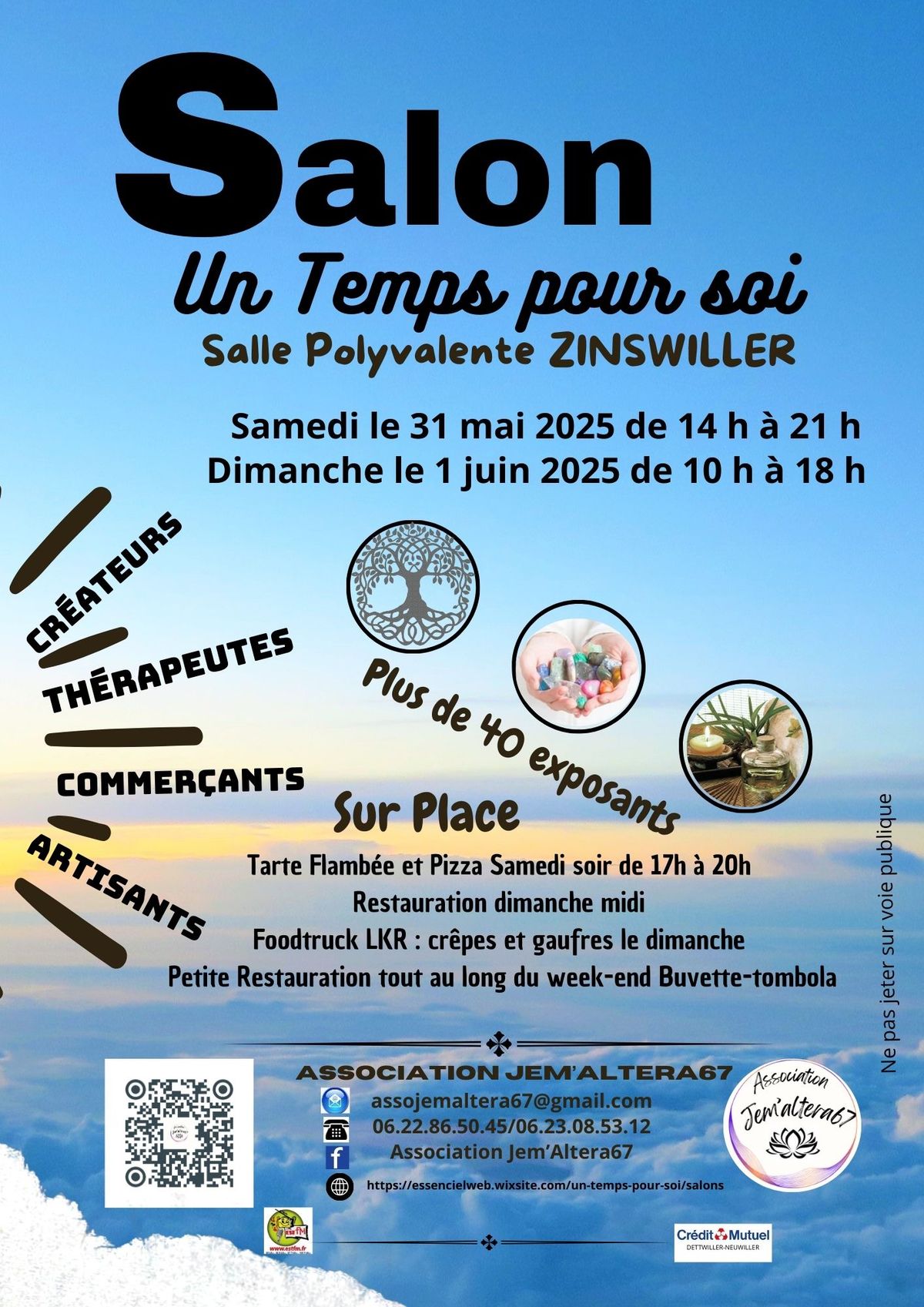 Salon "Un Temps pour Soi" \u00e0 Zinswiller le 31 mai et 1er juin 2025