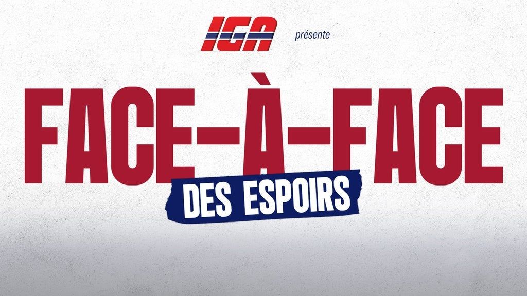 FACE-\u00c0-FACE des espoirs IGA - Programme double - Matchs 3 et 4