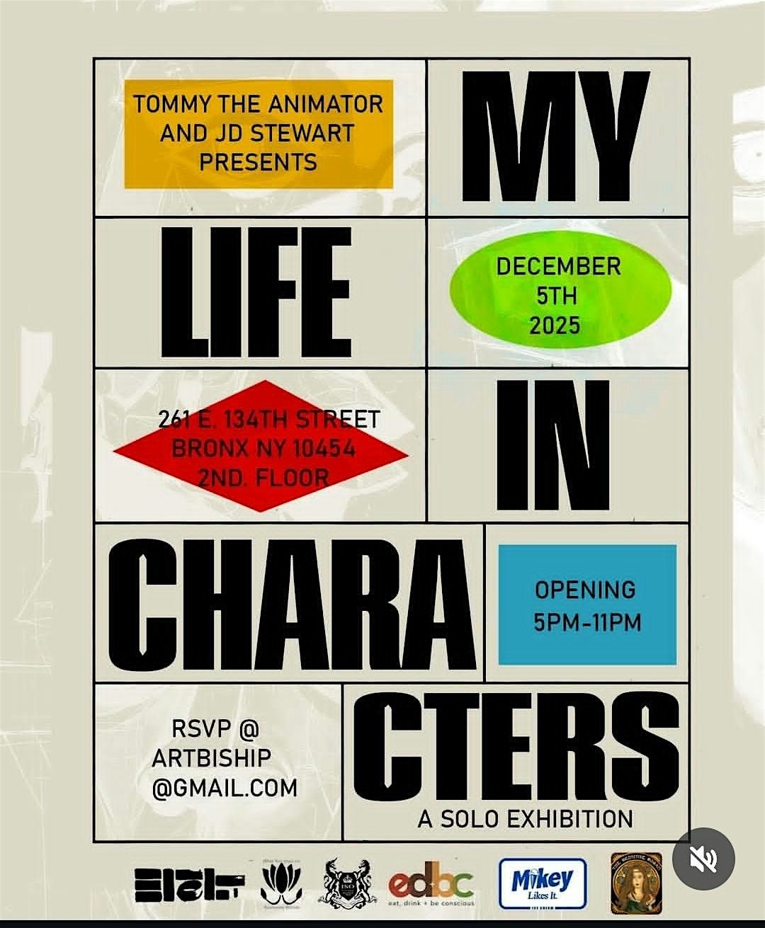 My life in  Characters By Tommy the Animator