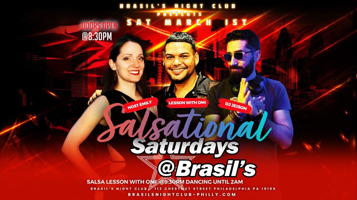 SALSATIONAL Saturdays @ BRASILS\u2019S 