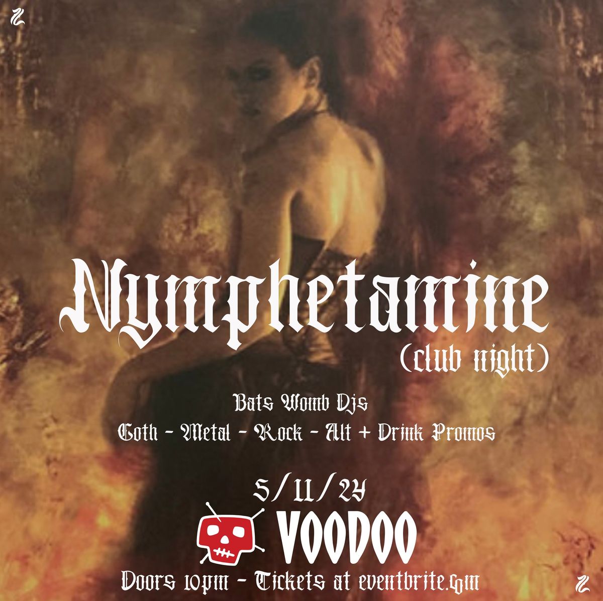 Nymphetamine Club Night at Voodoo Belfast 5\/11\/24