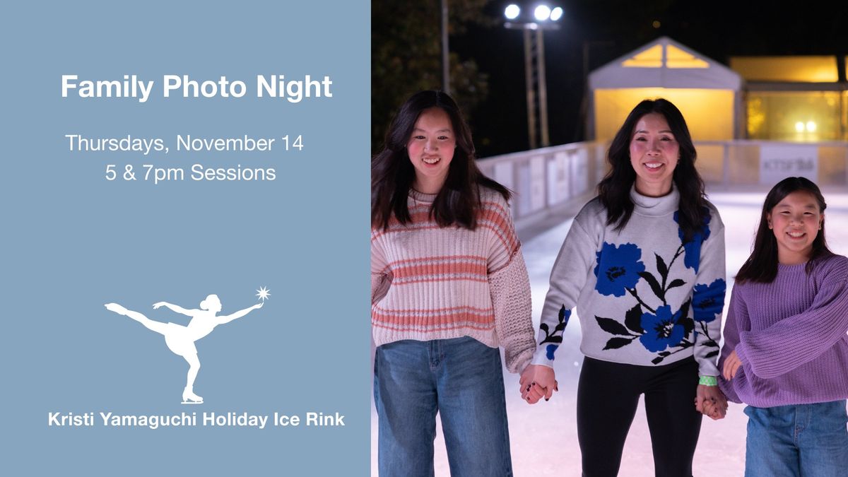 Family Photo Night at the Rink