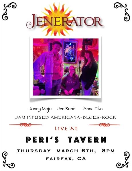 Jenerator Trio at Peri's Tavern