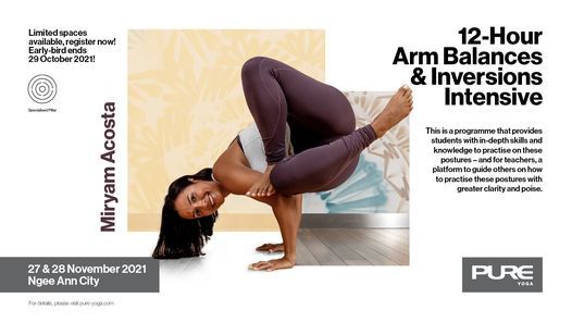 12-Hour Arm Balances & Inversions Intensive with Miryam Acosta