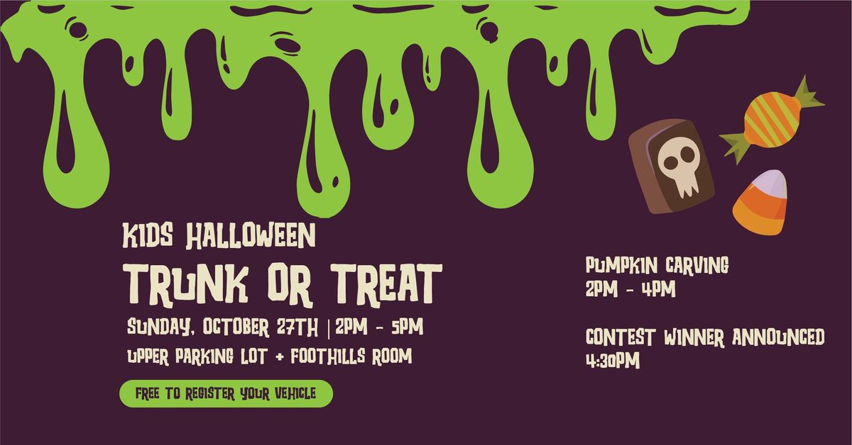 Kids Halloween Trunk'or'Treat at Triwood!