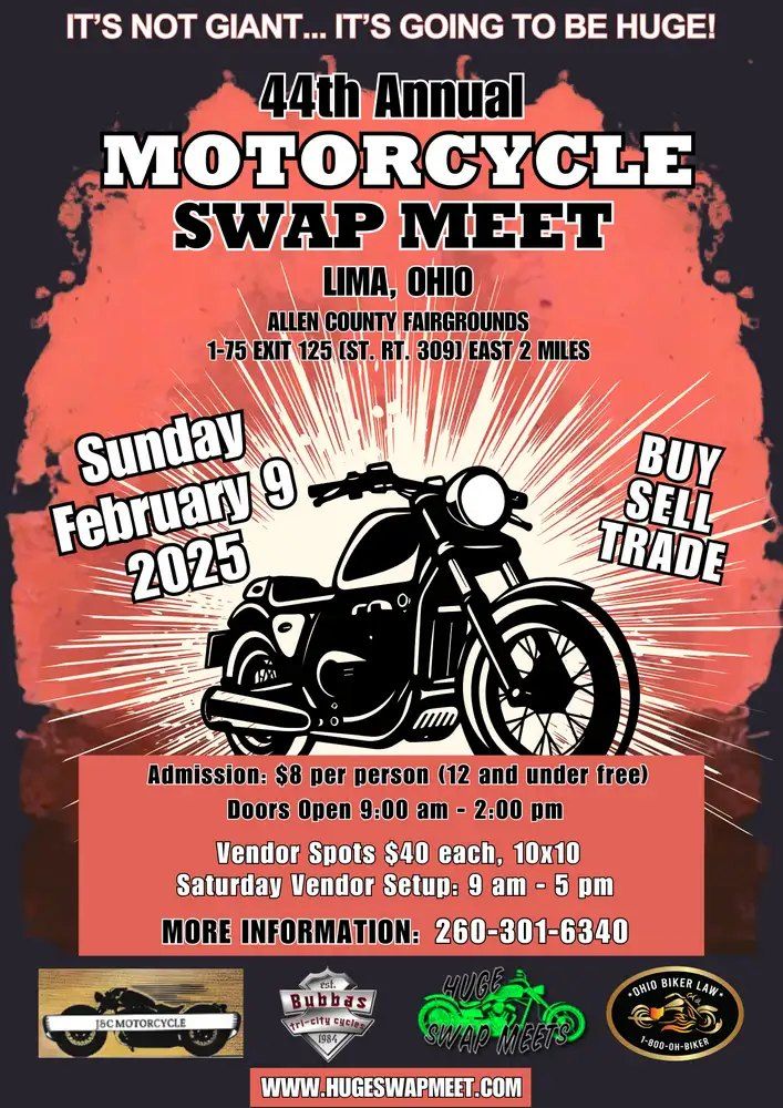 Lima, Ohio 44th Annual Motorcycle Swap Meet